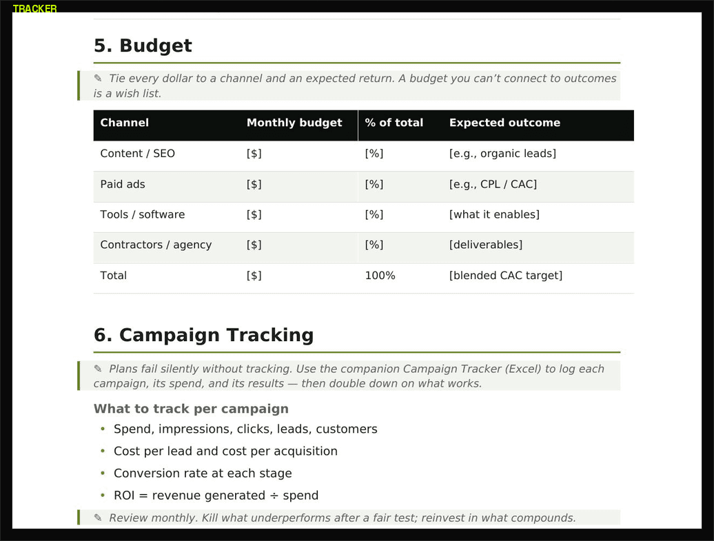 Marketing Plan preview 2